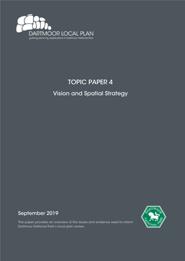 TOPIC PAPER 4 Vision and Spatial Strategy