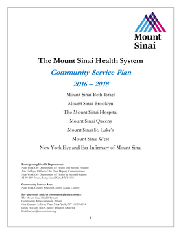 The Mount Sinai Health System