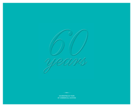 CELEBRATING 60 YEARS of COMMERCIAL AVIATION Showing Transparent Paper Overlay