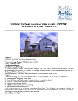 Wilsons Promontory Lightstation