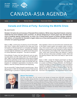 Canada and China at Forty: Surviving the Midlife Crisis