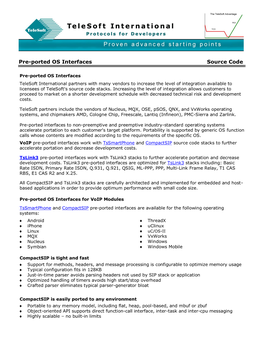 Compactsip Datasheet