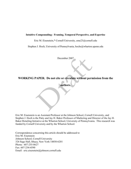 Eisenstein&Hoch-Compounding.Pdf