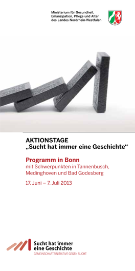 Programm in Bonn Mit Schwerpunkten in Tannenbusch, Medinghoven Und Bad Godesberg 17