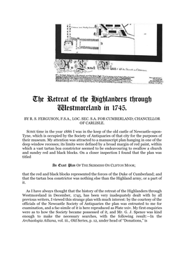 The Retreat of the Highlanders Through Westmoreland in 1745