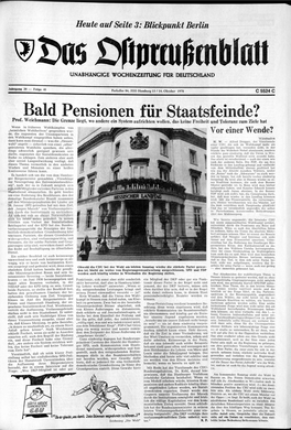 Bald Pensionen Für Staatsfeinde? Prof