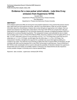 Late Time X-Ray Emission from Supernova 1970G