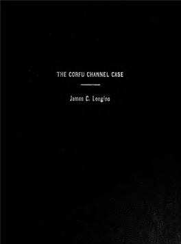 The Corfu Channel Case