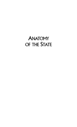 Anatomy of the State