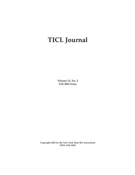 TICL Journal