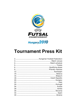 2010 UEFA European Futsal Championship Final Tournament