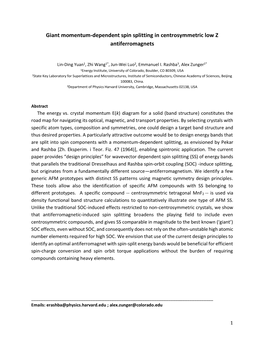 Two Mechanisms of Spin-Orbit Coupling in Antiferromagnetic Crystals