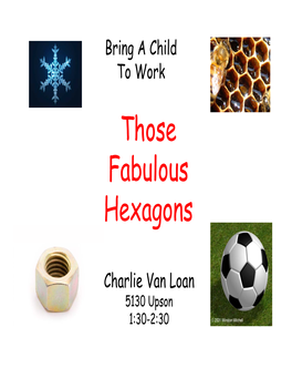 Those Fabulous Hexagons
