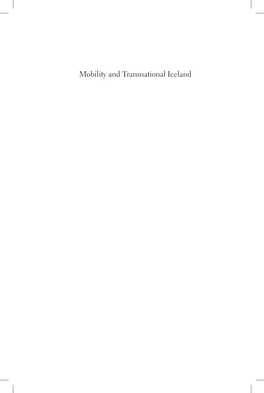 Mobility and Transnational Iceland