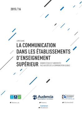 La Communication Dans Les Établissements D'enseignement