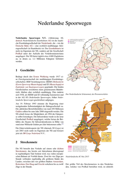 Nederlandse Spoorwegen