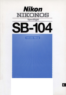 SB·104 and Nikonos RS