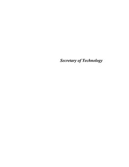 Secretary of Technology