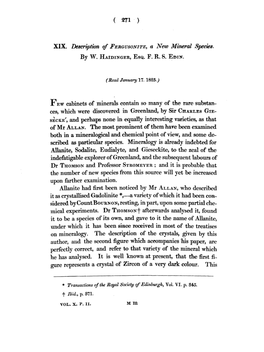 XIX. Description of FERGUSONITE, a New Mineral Species. X