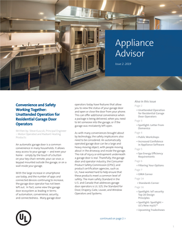 Appliance Advisor