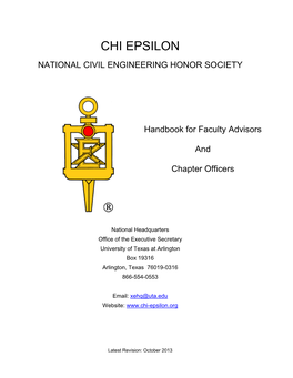 Chapter Handbook’ Link