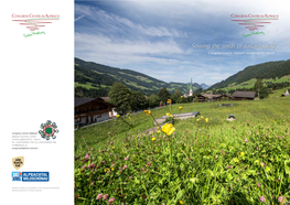Sowing the Seeds of Sustainability... Congress Centre Alpbach Sustainability Report