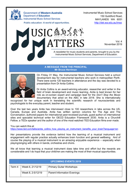 IMSS Music Matters