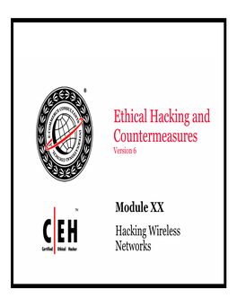 Ethical Hacking and Countermeasures Version 6