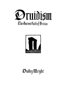 Druidism : the Ancient Faith of Britain