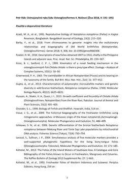 Petr Ráb: Ostnojazyčné Ryby Řádu Osteoglossiformes 4. Nožovci (Živa 2018, 4: 191−195)