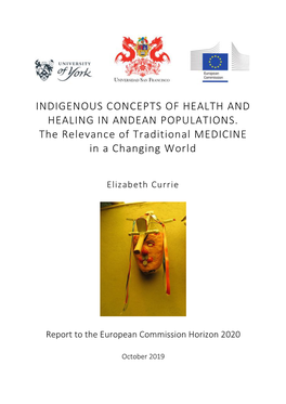 Indigenous Concepts of Health and Healing in Andean Populations