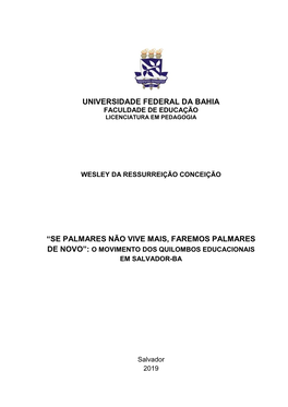 O Movimento Dos Quilombos Educacionais.Pdf