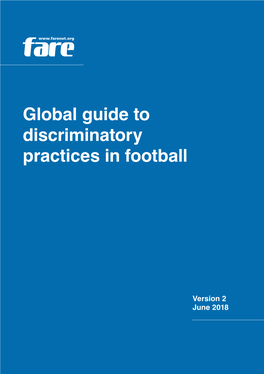 Global Guide to Discriminatory Practices in Football