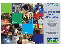 DCTS 2021-2022 Program Budget Summary