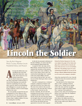 Outdoorillinois January 2009 Lincoln the Soldier