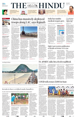 China Has Massively Deployed Troops Along LAC, Says Rajnath