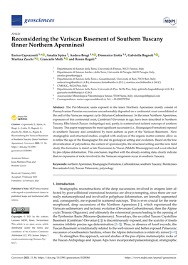 Reconsidering the Variscan Basement of Southern Tuscany (Inner Northern Apennines)