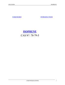 Isoprene Cas N°: 78-79-5