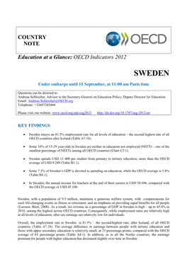 Education at a Glance 2012: Country Notes