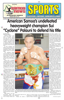 American Samoa's Undefeated Heavyweight