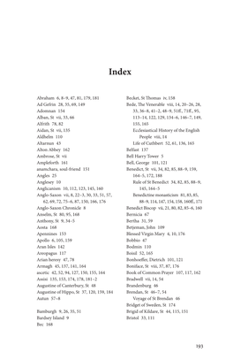 Abraham 6, 8–9, 47, 81, 179, 181 Ad Gefrin 28, 35, 69, 149 Adomnan