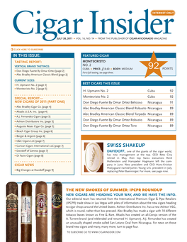 In the Next Cigar Insider