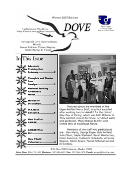 Winter 2007 AWARE Newsletter.Pub