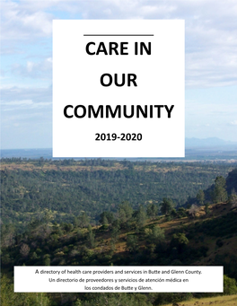 Care in Our Community 2019-2020