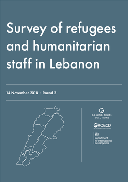 Survey of Refugees and Humanitarian Staff in Lebanon