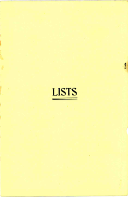 Classified Lists