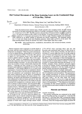 Using the Hydroacoustic Method with a 38 Khz Scientific Echo Sounding