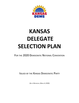 Delegate Selection Plan