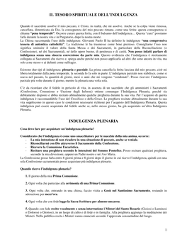 Manuale Pratico Delle Indulgenze