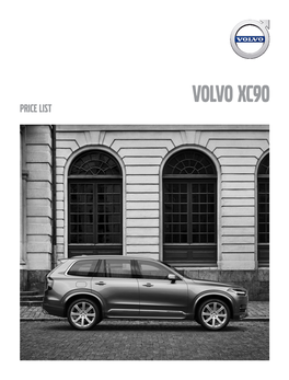 Price List VOLVO XC90 Price List TRIM LEVELS | 3